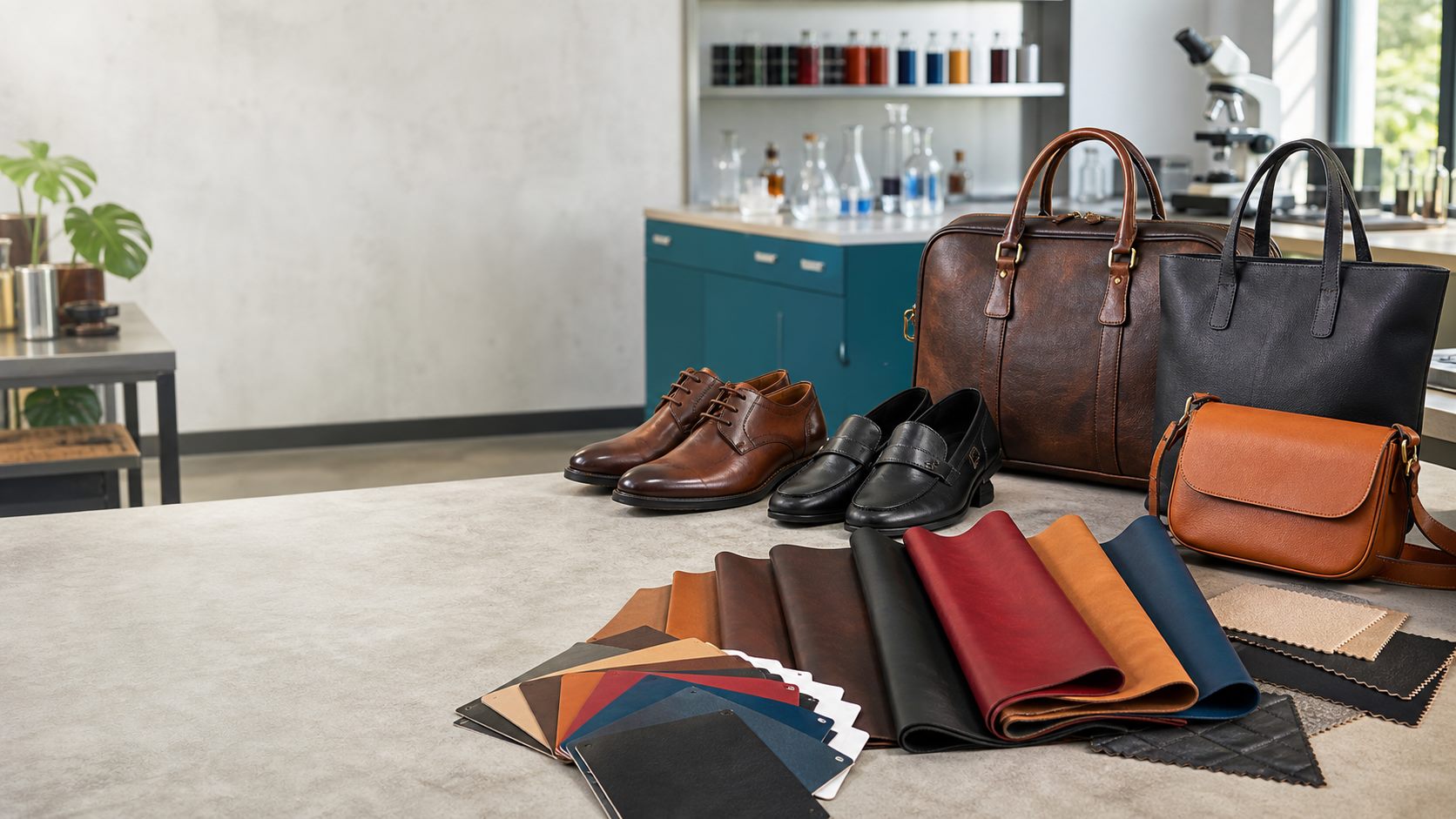 Leather goods application for GLIDE leather dyes