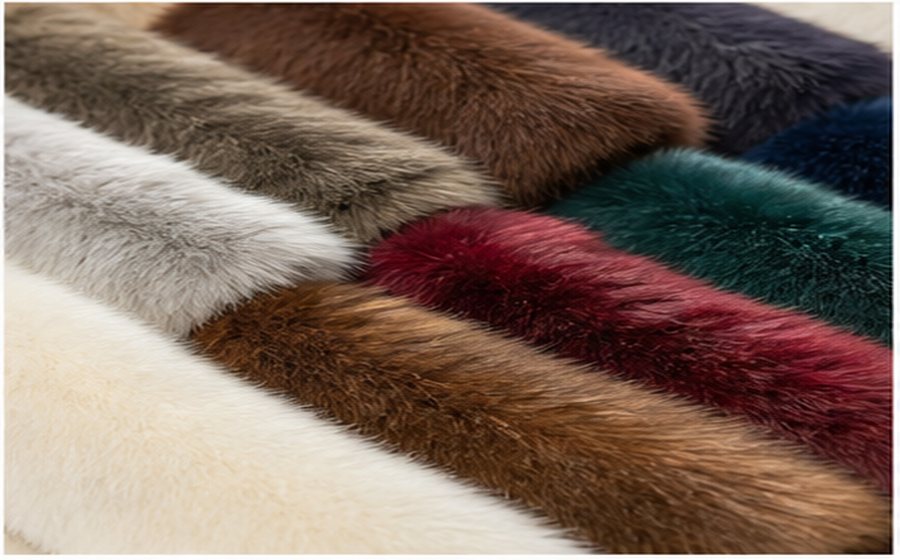 Fur dyes for dyed fur swatches and protein fibers
