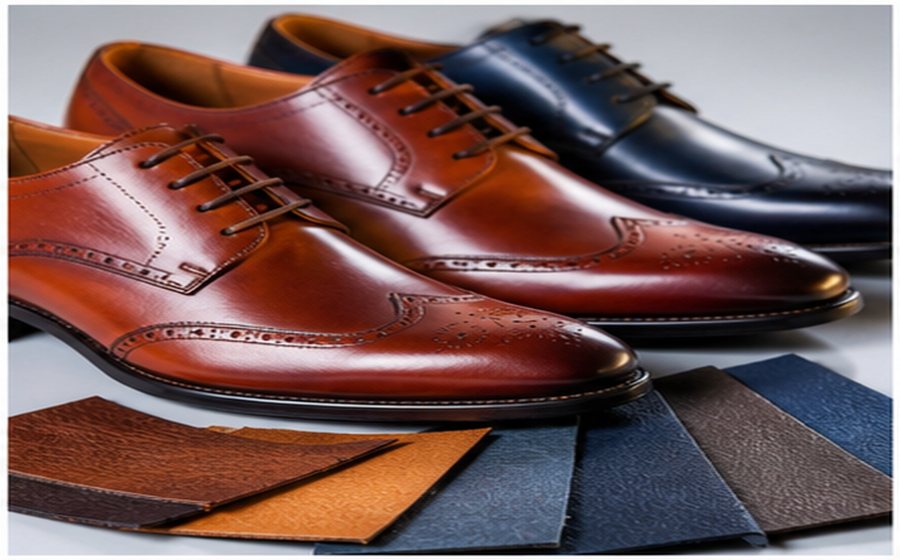 GLIDE leather dyes for leather shoes and leather swatches